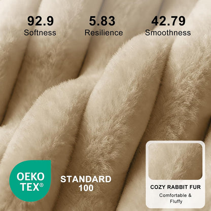 Dog Bed Medium Size Dog, Washable Orthopedic Pet Bed with Removable Cover, Rectangle Soft Calming Sleeping Puppy Bed Durable Pet Cuddler with Anti-Slip Bottom, Beige, M plus (30"X24"X8")